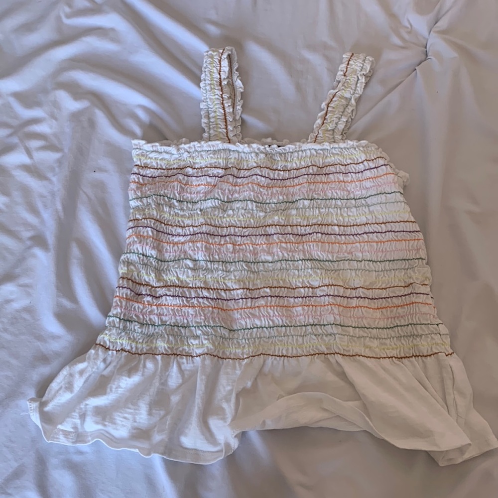 multicolored tank